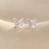 Cercei argint copii Baby Butterfly zirconia