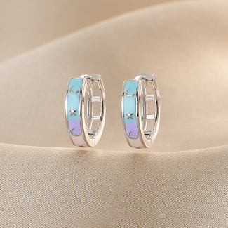 Sterling Silver Earrings for kids My Little Princess