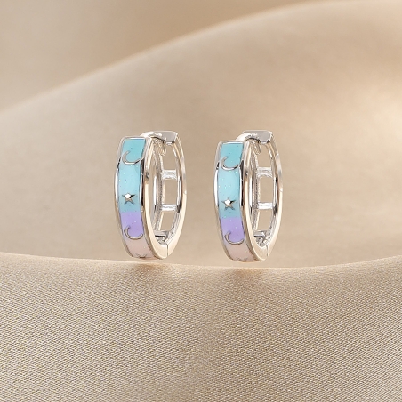 Sterling Silver Earrings for kids My Little Princess