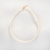 Bracelet Essencial Line pearls 3 mm, 14K gold closure