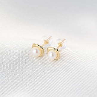 Cercei aur 14K Midday Affair perla