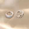 Sterling Silver Earrings Under The Light