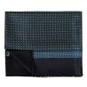 Esarfa matase si lana barbati Uomo Portofino pine green & black