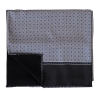 Esarfa matase si lana barbati Uomo Genova grey & black