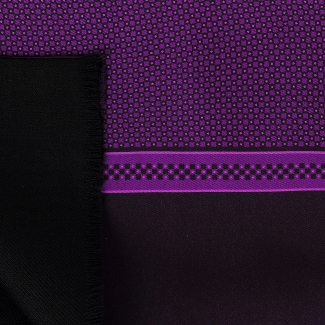 Silk Wool Scarf Uomo Sorrento purple