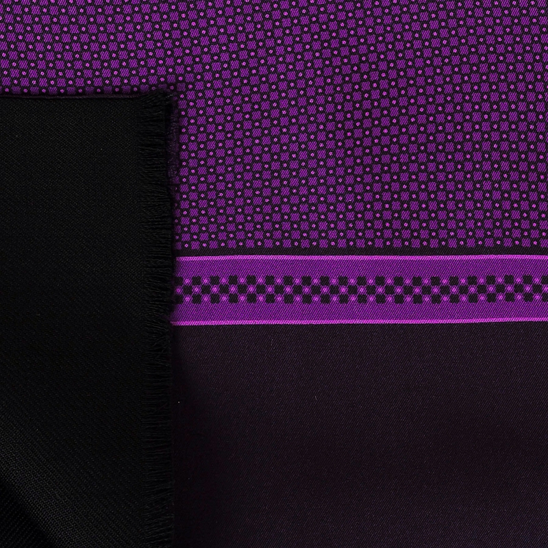 Esarfa matase si lana barbati Uomo Sorrento purple