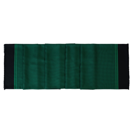 Esarfa matase si lana barbati Uomo Sorrento green & black