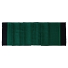 Silk Wool Scarf Uomo Sorrento green & black