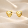 928 Sterling Silver Earrings Be My Love gold