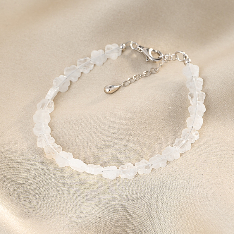 925 Sterling Silver Bracelet Spring Kisses crystal rock