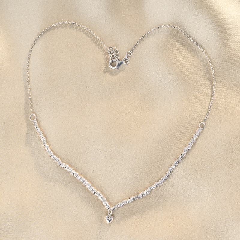 Colier argint Heart Cool Silver Hug