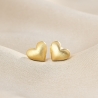 927 Sterling Silver Earrings Full Heart