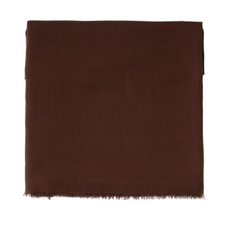 100% Wool Shawl and Silk Essencial Look  brown