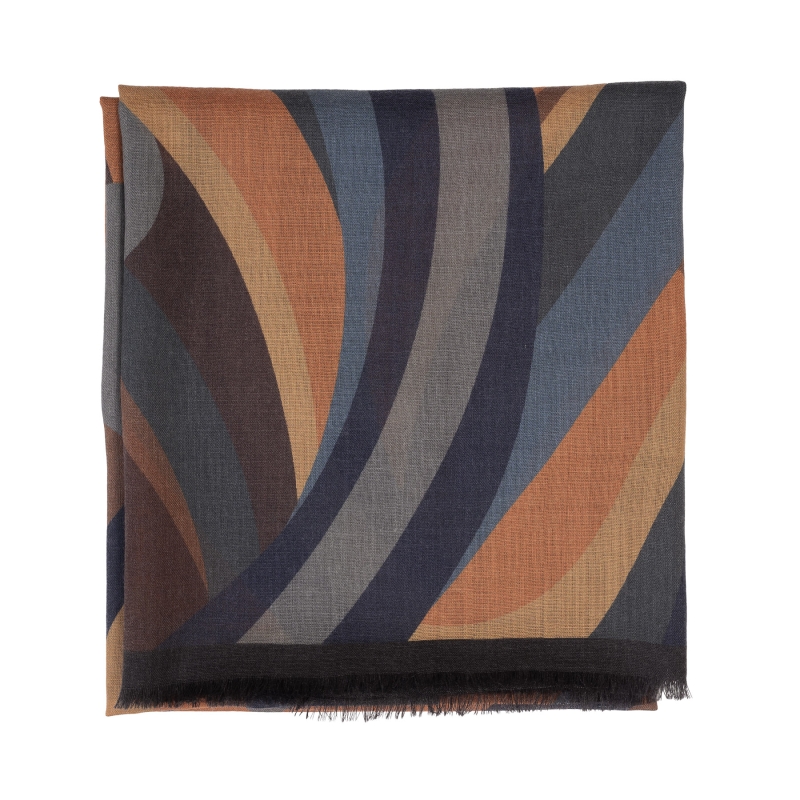100% Wool Shawl Terra 2Fluidity