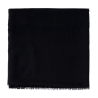 100% Wool Shawl and Silk Essencial Look black
