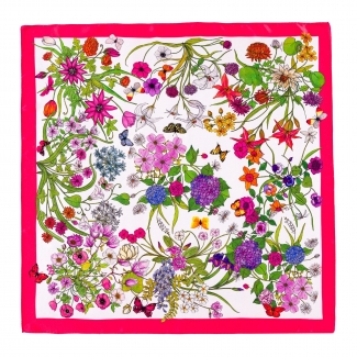 Silk scarf In My Beauty Dream pink