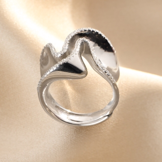Silver Ring Liquid Power