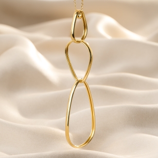 Absolute Crush Gold - Plated Silver Necklace