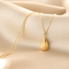 Golden Drop Gold - Plated Silver Necklace