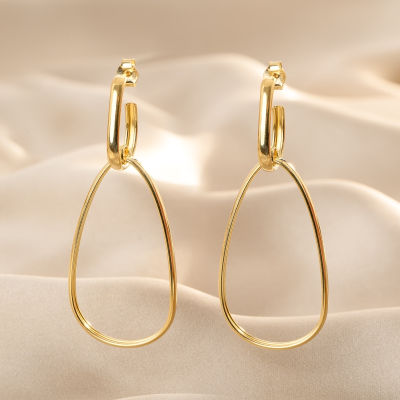 Absolute CrushGold - Plated Silver Earrings