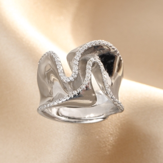 Silver Ring Liquid Power