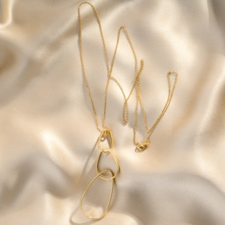 Absolute Crush Gold - Plated Silver Necklace