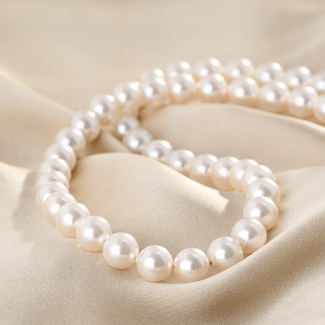 Colier argint Glamour Mood pearl gold