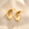 The Code Gold - Plated Silver Earrings