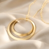 Creole En Vogue Gold - Plated Silver Necklace