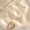 In the Mood. For Me. Gold - Plated Silver Necklace