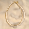 Double Pleasure Pearl Gold - Plated Silver Necklace