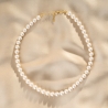 Glamour Mood pearl Gold - Plated Silver Necklace