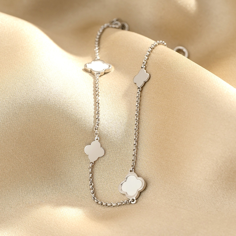 Bratara argint Spring White silver