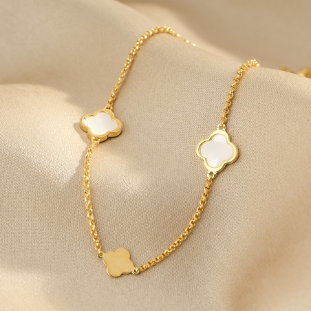 Bratara argint Iconic White gold