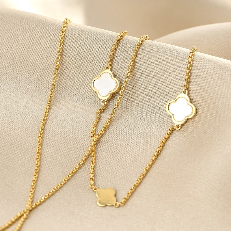 Colier argint Iconic White gold