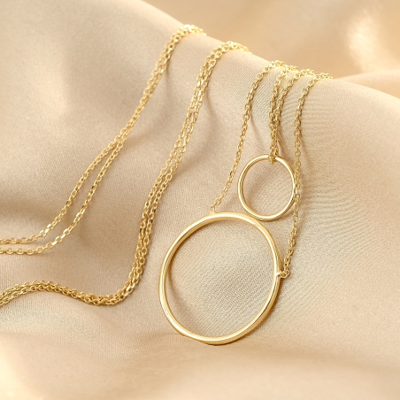 Silver Necklace Be With You Gold