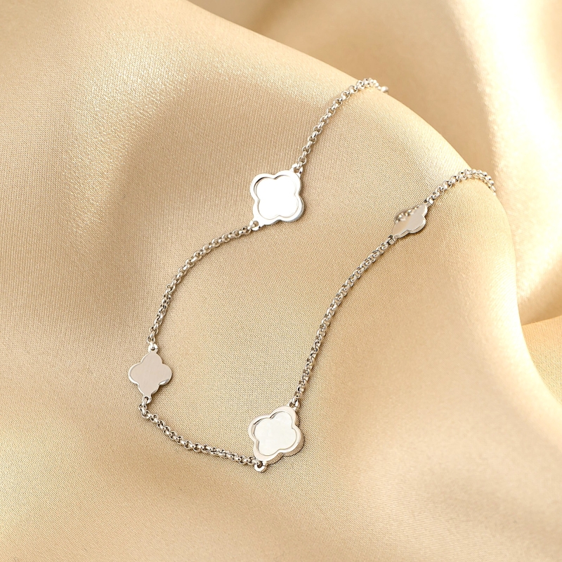 Bratara argint Spring White silver