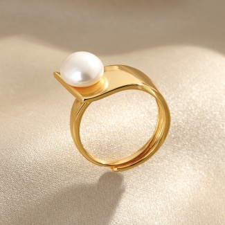 Inel argint Allure gold