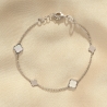 Silver Bracelet Spring White Silver