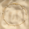 Silver Necklace My Pearls Gold