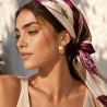 Cercei Argint The Code Gold | Bijuterii Italia | Tie-Me-Up