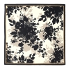 Beautifully Yours Floral Silk Twill Scarf, Black