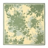 Beautifully Yours Floral Silk Twill Scarf, Olive Green