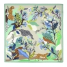 Wild Dreams Animal Print Silk Twill Scarf, Green