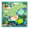 Reflection Floral Silk Scarf, Green