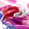 Reflection Floral Silk Scarf, Pink