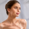 Delicate 20 Pearls Silver Necklace