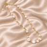 Sterling Silver pink Necklace Pearls Connection