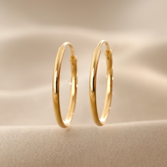 Cercei argint S Just Creole gold