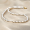 Colier argint Everlasting Love perle de cultura 4-5 mm, gold